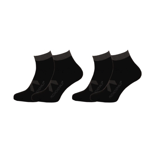 Muchachomalo Solid  noir chaussettes d'entraînement