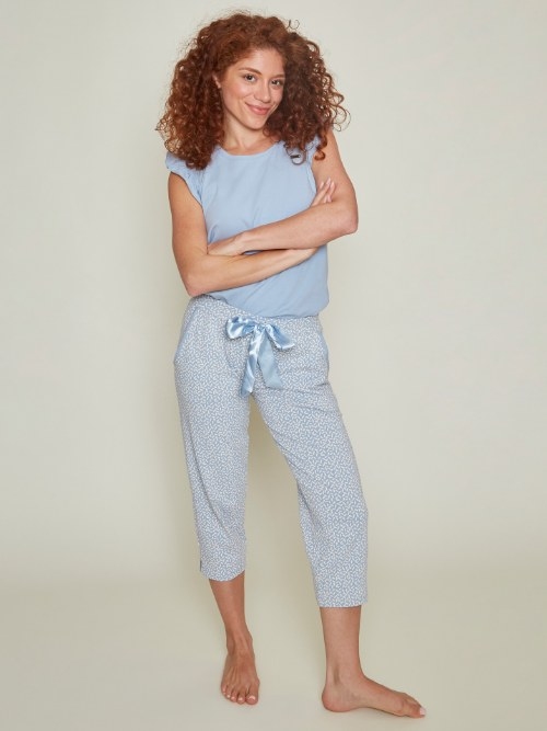 Charlie Choe Fresh Summer Nights bleu pantalon de pyjama