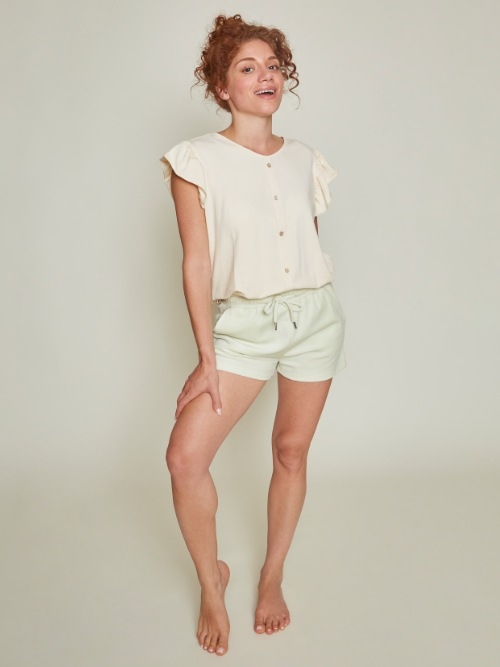 Charlie Choe Fresh Summer Nights blanc cassé chemise de nuit