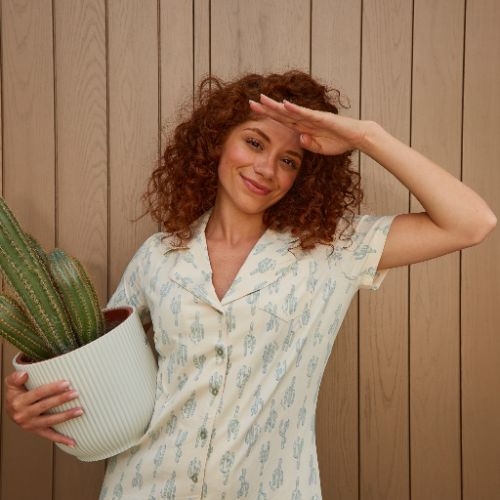 Charlie Choe Fresh Summer Nights vert chemise de nuit