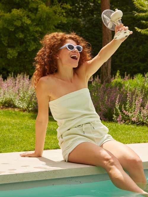 Charlie Choe Fresh Summer Nights vert jumpsuit