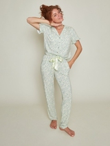 Charlie Choe Fresh Summer Nights vert chemise de pyjama