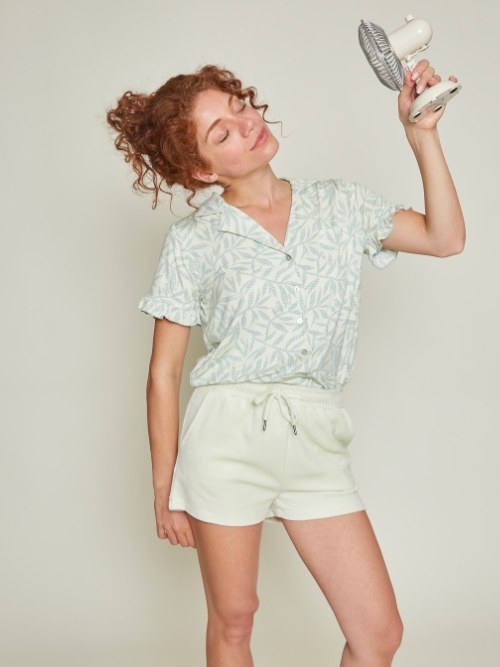 Charlie Choe Fresh Summer Nights vert pantalon de pyjama