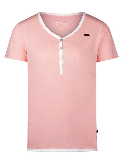 Charlie Choe Fresh Summer Nights rose chemise de nuit