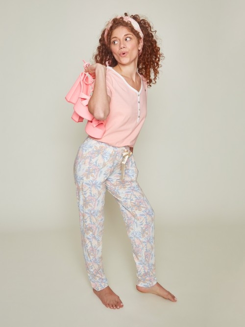 Charlie Choe Fresh Summer Nights rose chemise de nuit