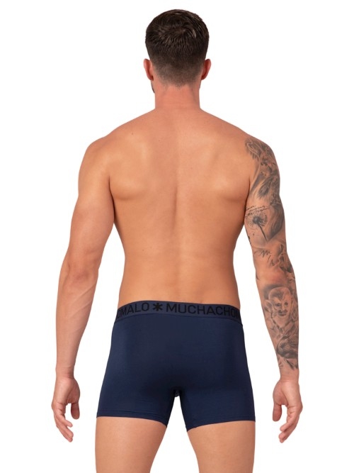 Muchachomalo Bamboo bleu marine boxer en bambou
