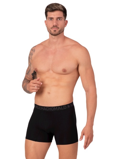 Muchachomalo Bamboo noir boxer en bambou