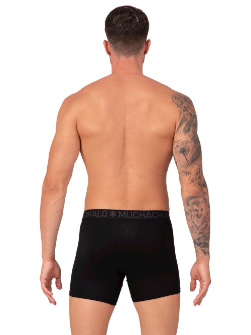 Muchachomalo Bamboo noir boxer en bambou
