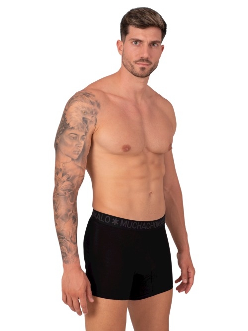 Muchachomalo Bamboo noir boxer en bambou