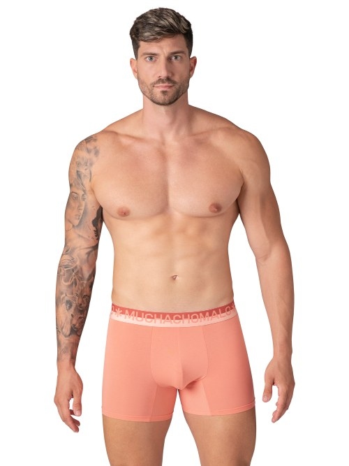 Muchachomalo Solid  bleu boxer en coton