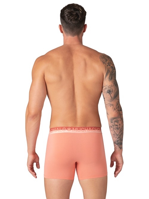 Muchachomalo Solid  bleu boxer en coton