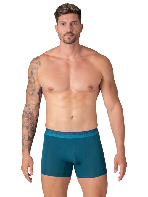 Muchachomalo Solid  noir boxer en coton