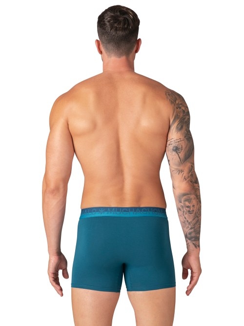 Muchachomalo Solid  noir boxer en coton