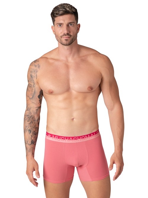 Muchachomalo Solid  noir boxer en coton