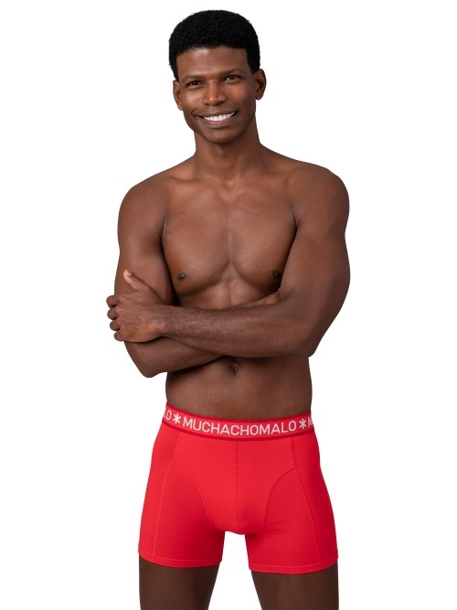 Muchachomalo Solid  bleu/rose boxer