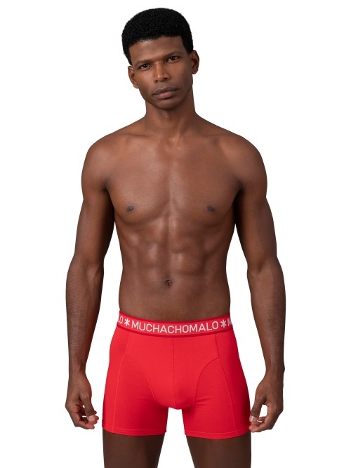 Muchachomalo Solid  bleu/rose boxer