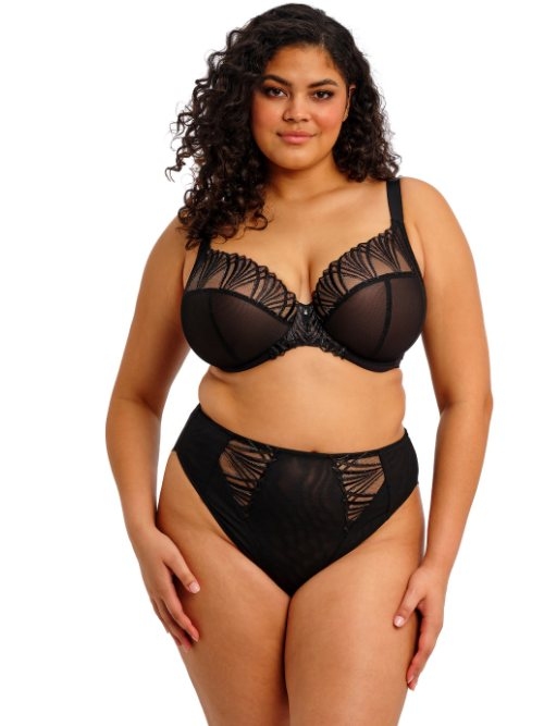 Elomi Reja noir soutien-gorge sans forme
