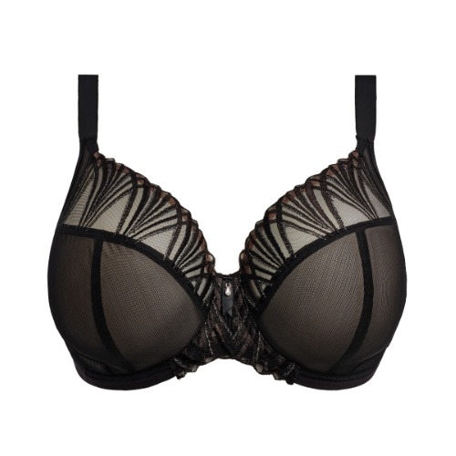 Elomi Reja noir soutien-gorge sans forme