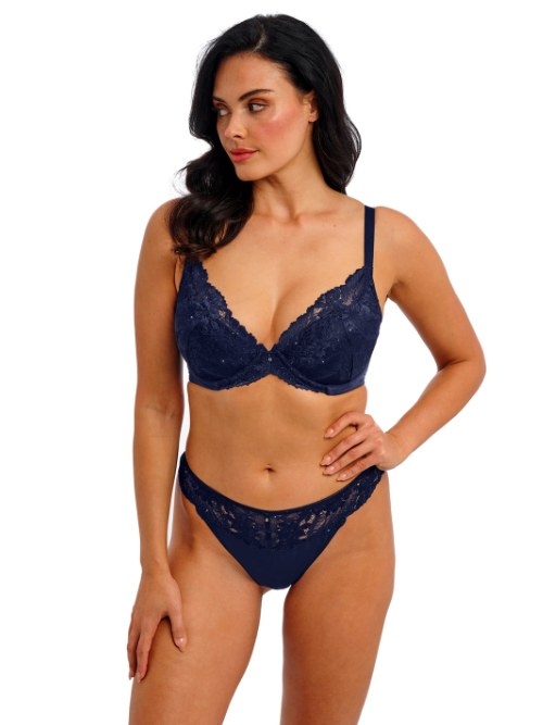 Wacoal Lingerie Most Divine bleu culotte string