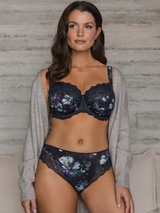 Fantasy Lingerie Lucia bleu marine soutien-gorge rembourré