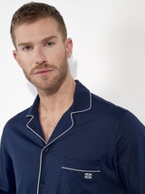 HOM Rafael bleu marine pyjama
