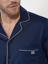HOM Rafael bleu marine pyjama