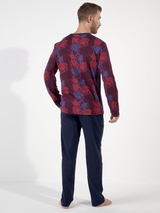 HOM Bouquet bordeaux pyjama