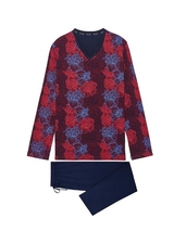 HOM Bouquet bordeaux pyjama