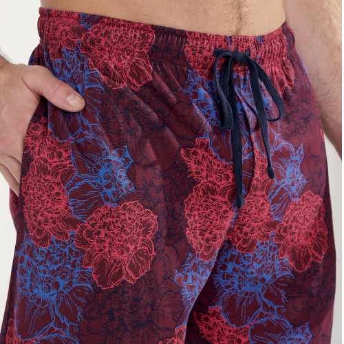 HOM Bouquet bordeaux pyjama