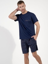 HOM Broceliande bleu marine pyjama