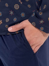 HOM Comfort  bleu marine pyjama