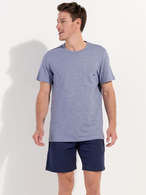 HOM Modal Comfort bleu marine pyjama