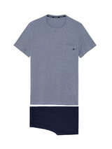 HOM Modal Comfort bleu marine pyjama