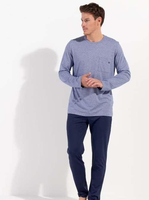 HOM Modal Comfort bleu marine pyjama