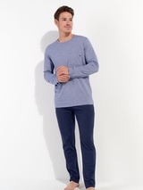 HOM Modal Comfort bleu marine pyjama