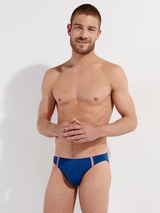 HOM Swimwear Nautical Cup bleu marine slip de bain