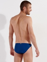 HOM Swimwear Nautical Cup bleu marine slip de bain