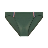 HOM Swimwear Nautical Cup kaki slip de bain