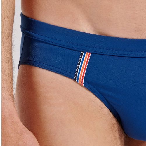 HOM Swimwear Nautical Cup bleu marine slip de bain