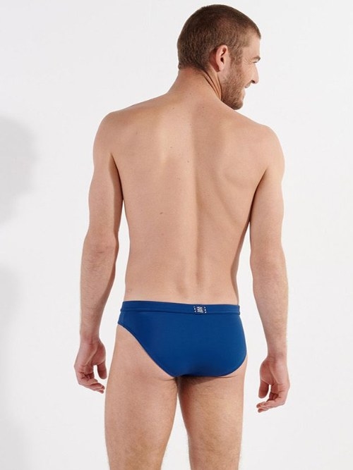 HOM Swimwear Nautical Cup bleu marine slip de bain