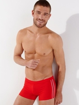 HOM Swimwear Nautical Cup rouge boxeur nageur
