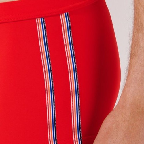 HOM Swimwear Nautical Cup rouge boxeur nageur
