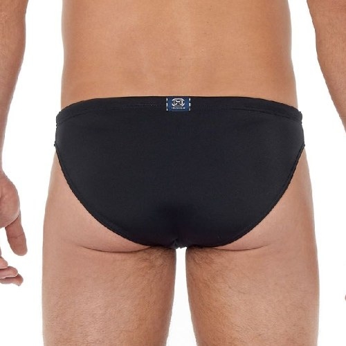 HOM Swimwear Sea Life noir slip de bain