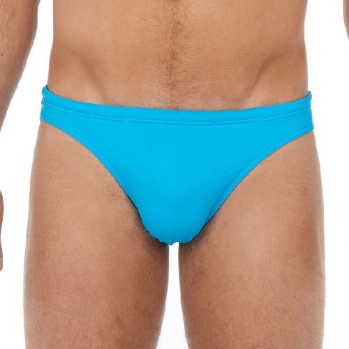 HOM Swimwear Sea Life turquoise slip de bain
