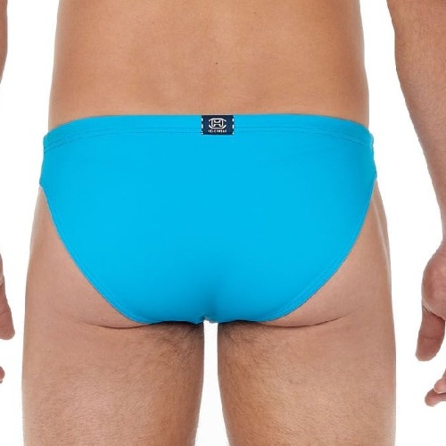 HOM Swimwear Sea Life turquoise slip de bain