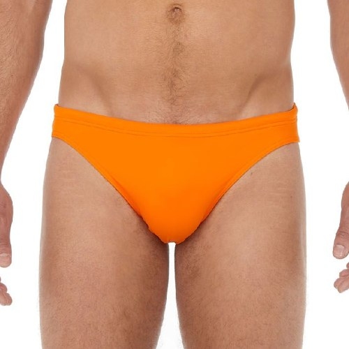 HOM Swimwear Sea Life orange slip de bain