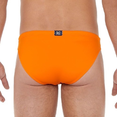 HOM Swimwear Sea Life orange slip de bain
