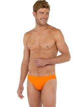 HOM Swimwear Sea Life orange slip de bain