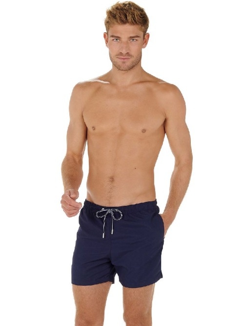 HOM Swimwear Sea Life bleu marine maillot de bain pour homme