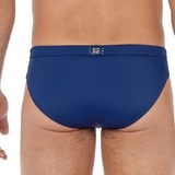 HOM Swimwear Sea Life bleu marine slip de bain